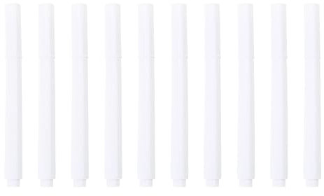 GKYQVE 10 weiße Kreidemarker, Kreidestifte, trocken abwischbar, für Tafeln, Fenster, Glas, Bistro-Schilder