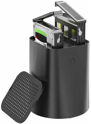 FakestarPC Mini PC NAS de 2 bahías N150 4C/4T, compatible con 40T 2 x 20T, almacenamiento HDD de 2 x 3.5 pulgadas, mini host, servidor NAS, DDR4 3200MHz NVME, 4 USB, HDMI, DP, tipo C, WiFi 6 BT5.2, 2
