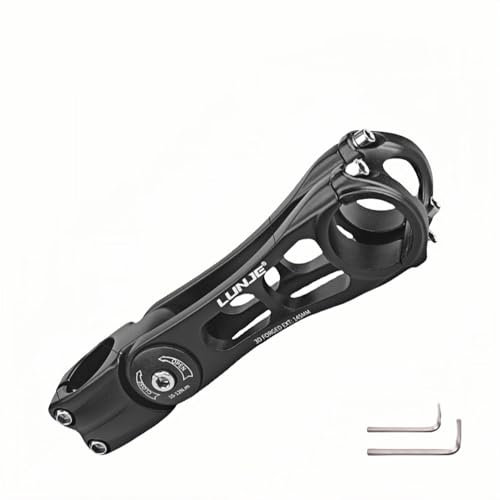 Bike Stem 31.8mm Adjustable ± 80 Degree MTB Stems, 90/110/130/145mm Bike Handlebar Stem Riser, Handlebar Riser Extender for Mountain Bikes, Road Bikes, MTB, BMX, Cycling (31.8x145mm)