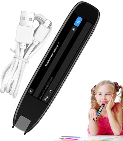 Übersetzungsstift Scannen - Sprachübersetzer - Scan Übersetzer Stift Mit Sprachausgabe - Offline 142 Language Assistive Translation Pen | Elektronische Touchscreen-Wörterbücher, Text-zu-Sprache