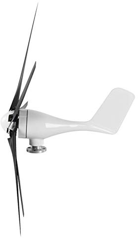 Oumefar Generatore Eolico 800 W Kit di Eoliche a 5 Pale Bellissimo Aspetto Marino Casa Ricarica Barca Terrazza Cabina Fibra di Nylon (24 V)