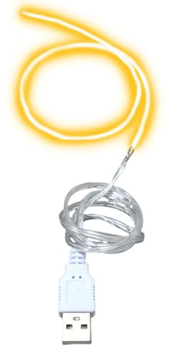 Gissroys Sanft Leuchtende 5-V USB LED Lichtleisten Flexible Biegbare Glühbirnenlampe LED Filament Flexibles Licht Für Reparaturen Dauerhafte Gradbeleuchtung Biegbare Glühbirne