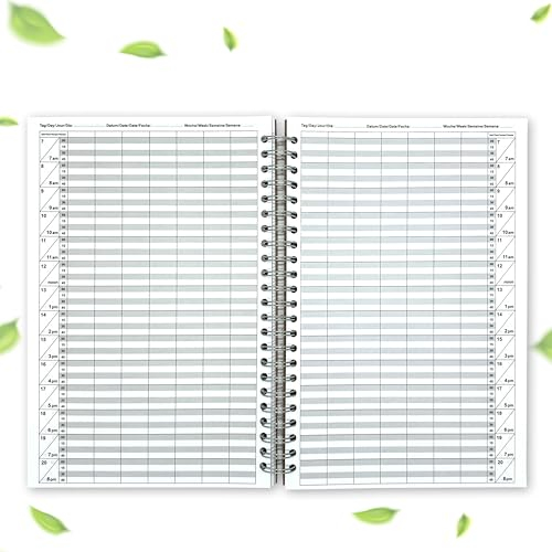 KOCHDIALOG Terminbuch Friseur Salon Praxis Bestellbuch 1-7 Mitarbeiter 15 Minuten Takt für 320 Tage frei einzutragen Terminplaner Praxisplaner Friseurplaner Salonplaner Terminkalender Kalender Termin