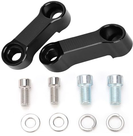 Duokon Motorrad Rückspiegel Adapter Kit 10mm 8mm Riser Mount Extender