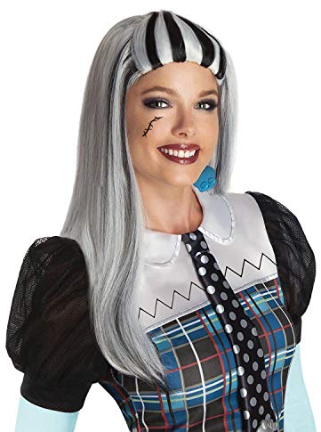 Satief Frankie Stein (Monster High) Damen Kostüm - Halloween & Karneval Party (Perücke)
