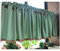 CURTAIN Vorhänge für Babyzimmer undurchsichtig kurzer Vorhang für Schrank Cafe Küche Schlafzimmer Landhausstil Spitzenkante Schön Vorhang Einfarbig Grün B 100 * H 20