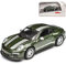 Porsche 911 991 R Coupe Grün mit Streifen in Silber Modell 2011-2019 H0 1/87 Schuco Modell Auto