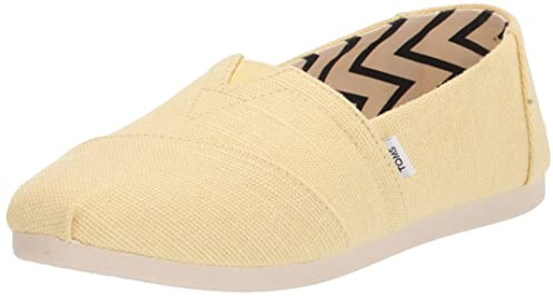 Toms Damen Alpargata Slip-On Schuhe, gelb, 38.5 EU