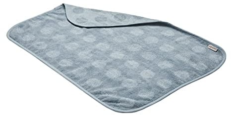 Leander Topper für Wickelauflage Blau - 100% Bio Baumwollfrottee - Ultraweich - Ideal für die Matty Wickelunterlage - Wärmt & Trocknet