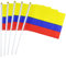 Drapeau Colombie, 50Pcs Petit Drapeau Colombien Tenu dans la Main pour Défilés, Événements Patriotiques, 14 * 21CM