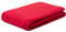 Gözze Ambiente Trendlife Baumwoll-Acryl-Decke Arizona Uni Einfassband 150x200cm rot