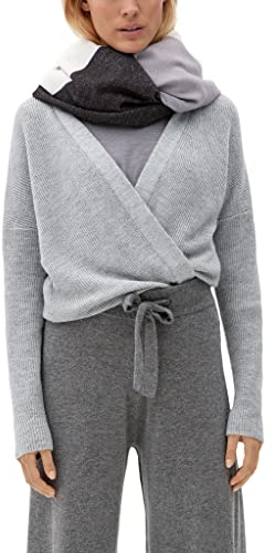 s.Oliver Damen Snood, Grau, Einheitsgröße EU
