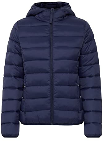 b.young BYBELENA Damen Steppjacke Übergangsjacke Jacke mit Kapuze und Reißverschluss Puffer-Jacke Normale Länge