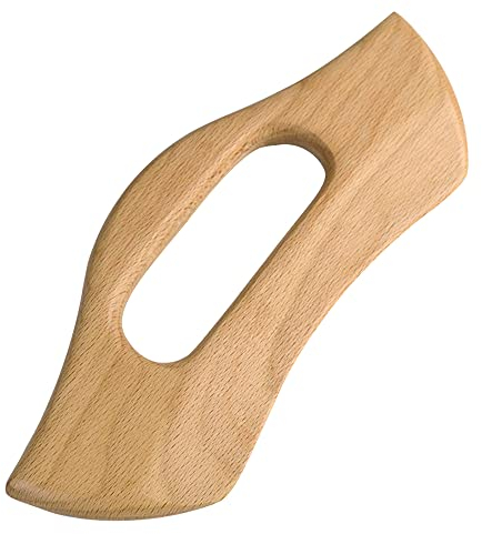 Holz Gua Sha Massagegerät, Cellulite Massage Geräte, Lymphdrainage Gerät Beine, Triggerpunkt Drücker für Gesichtsmassage und Reduzieren Nackenschmerzen, Rückenschmerzen