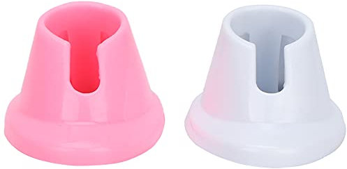 2 Uds de Goma Suave, Soporte Antiderrames para Esmalte de Uñas Botella de Esmalte de Uñas Soporte para Botella para Salón de Arte