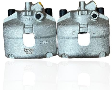 Brake Calipers Compatible With Fiat 500 (2007-Date) Front Pair