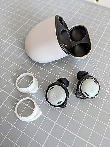 Wings for Pixel Buds Pro | 1x Pair | Secure In-Ear Fitting for Google Earphones (White)