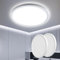 OTREN Plafon LED Redondo Downlight Panel Superficie 18W 1800LM Lámpara de Techo Moderna 6500K IP44 Ultra Delgado Luz Led para Dormitorio Baño Cocina Pasillo Comedor Sala Ø218MM - 2 Pieces