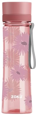 Zoku 600 ml Tritan-Flasche – Pink Floral