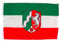 Netflags Flagge Nordrhein Westfalen mit Wappen 40 x 60 cm Schiffsflagge mit 160 g/qm Stoffgewicht