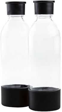 Silvercrest Soda World Twin Sprudler Ersatzflaschen Spülmaschinengeeignet (2x Tritanflasche)