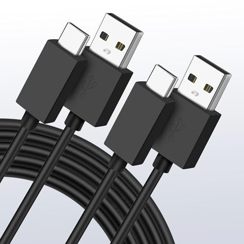 MEIRIYFA PS5 Controller Ladegerät Kabel USB C für PS 5 Ladegerät Kabel, 2Pack Schnellladedaten Sync USB Typ C Ladegerät Kabel Kompatibel mit Playstation 5 PS5 Controller, Xbox Serie X/Serie S - 1.5M
