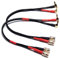 WJSTN Speaker Cable Extension with Right Angle Banana Plugs, 12 AWG, Banana Jack Connectors, Male to Female 4mm Banana Plugs Multifunctional Adapters, 2Pack (2feet)