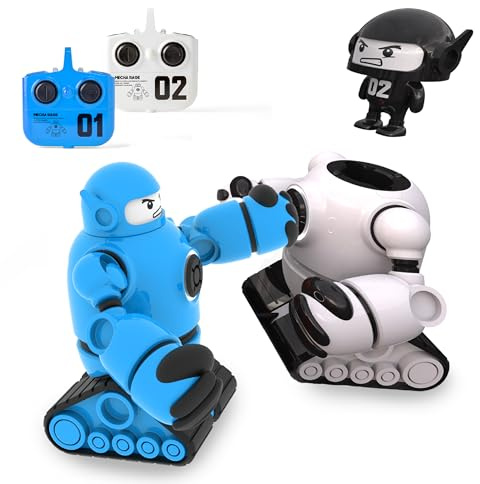 Sharper Image® Mecha Rivals Remote Control Battle Robots, Two-Player Wireless Fighting Set with Lights and Sounds