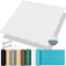 Sonnensegel Sonnenschutz 450 x 800 cm, HDPE Wetterbeständig Atmungsaktiv, Sonnensegel Viereck Awnings, Sun Segel Sonnensegel, für Balkon Garten, Weiß