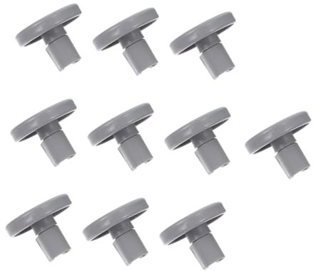 RORPOIR 10piezas Ruedas De Recambio Para Lavavajillas De Ruedecillas Para Cesta Inferior Accesorios De Reparación De Lavavajillas Ruedas De Reemplazo Eficientes
