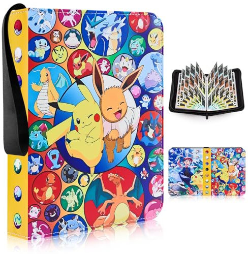 Sammelalbum für Karten, 50 Seiten 900 Karten Kapazität, sammelalbum karten album, Sammelalbum, Geschenk Karten Heft Für Jungen Mädchen Sammler