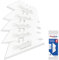 HARDWIN Lame in ceramica con zirconia, confezione da 5 lame di ricambio per coltelli multiuso, utensili da taglio essenziali per uso domestico. Perfetto per tagliare scatole, artigianato e molto altro