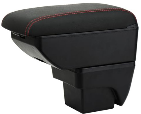 YJYWZH Compatible with SEAT Arona Armrests Car Centre Console Armrest Box Large CapaHonda City Car Retrofit Arm Rest Storage Box Interior Parts