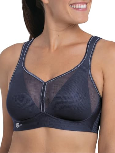 Anita Active Sport BH DeltaPad Damen starker Halt Maximum Support | DeltaPad-Schale, atmungsaktiv, ultraleicht, Feuchtigkeitstransport, auch für größere Cups