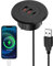 Puerto USB integrado – Ojal de alambre , hub de cargador de muebles, interfaz de carga integrada de estilo empotrado con 5 pies, simplificando la gestión del escritorio, mejorando la