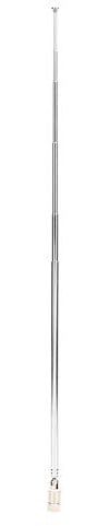 Acouto 38,8 Zoll 7 Abschnitte Teleskopantenne F-Anschluss Autoantenne Universal Für UKW-Radio DAB AV-Receiver / / FM-Receiver und Alle Breiten AV-Antennen Installiert F Für AutoantenneTeleskop