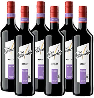 Blanchet Merlot Rotwein trocken (6 x 0,75 l)