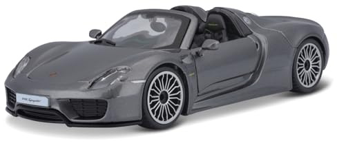 Bburago Porsche Porsche 918 Spyder Gris grau