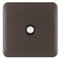 Schneider Electric Lisse Screwless Deco - Single TV Aerial Socket, 240V GGBL7010BMB, Mocha Bronze with Black Insert