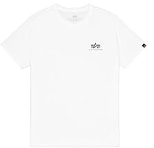 ALPHA INDUSTRIES Men's Basic T Small Logo Neon Print T-Shirt for Men T-Shirt (Pack of 1)