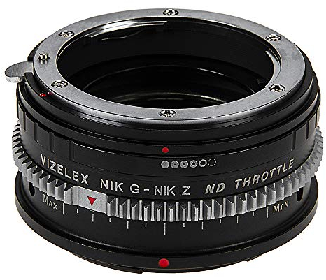 Vizelex CINE ND Throttle Lens Adapter Compatible with Nikon G Lenses on Nikon Z-Mount Cameras