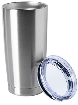 HASLE OUTFITTERS 20oz Tumblers Bulk Stainless Steel Cups with Lid Double Wall Vacuum Insulated Coffee Mugs for Cold & Hot Drinks Pack