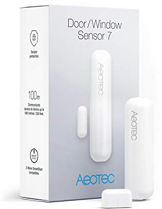 Aeotec Door Window Sensor 7, 700 Series Z-Wave Plus and Enabled Zwave Hub Required, White (Door/Window Sensor 7)