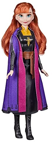 Disney F0797 2 Frozen Shimmer Anna Fashion Doll, Skirt, Shoes, and Long Red Hair, Toy for Kids 3 Years Old and Up