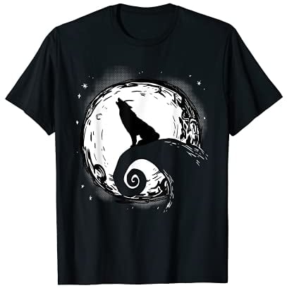 Loup pleine lune T-Shirt
