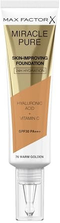 Max Factor Miracle Pure Foundation, Warm Golden 76