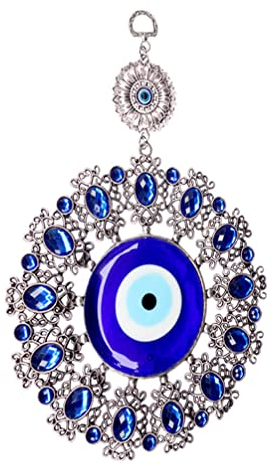 BESPORTBLE Böse Auge Wand Deko Türkische Auge Anhänger Nazar Boncuk Wanddeko Glücksbringer Blaues Auge Wandbehang Zubehör für Auto Rückspiegel Anhänger Kronleuchter Fenster Deko