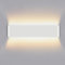 Lureshine Applique da Parete Interno 16W 40CM Su e Giù Applique Alluminio Moderno/Decorare Aplique da Interni Bianco Caldo 3000k Lampade da Parete Adatto a Soggiorno|Stanza|Scala(Bianco)