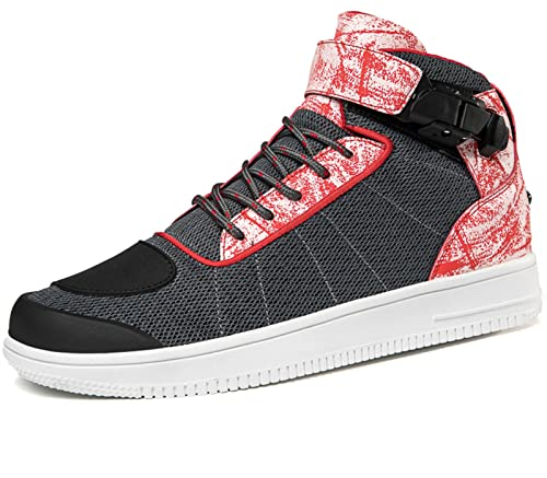 Scarpe da Moto Uomo, Donna Stivali da Moto Biker in Rete Traspirante Scarpe da Ciclismo con Supporto alla Caviglia, Scarpe da Competizione Professionali for Moto Touring 36-46