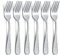 Evanda 13.3cm Cake Forks 12 Piezas, Juego de Tenedores de Acero Inoxidable para Pastelería, Tenedores de Postre, Mini Tenedores de Fruta, Tenedores de Aperitivo para Casa, Boda, Fiesta, Café